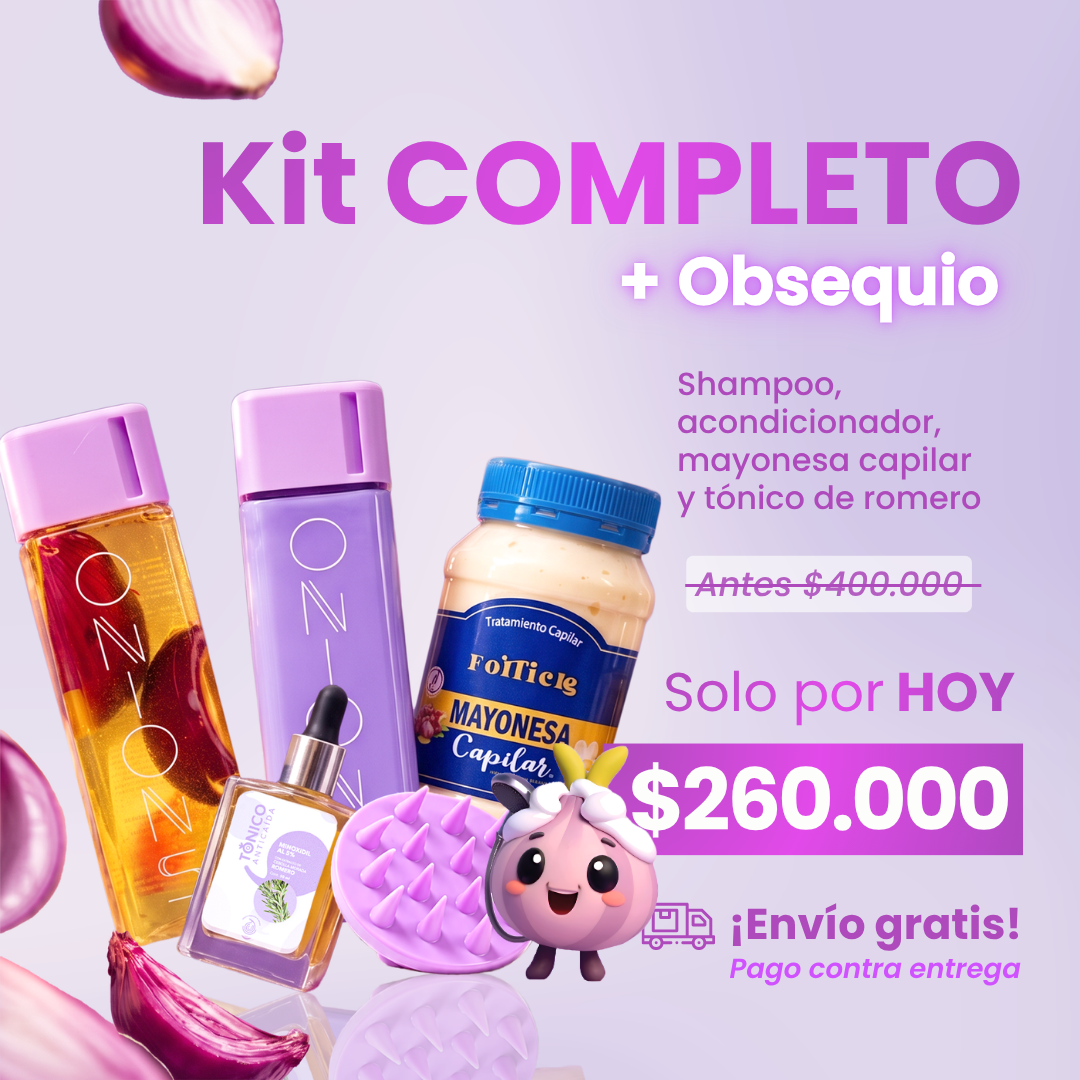 Shampoo, Acondicionador, Mayonesa y Tónico