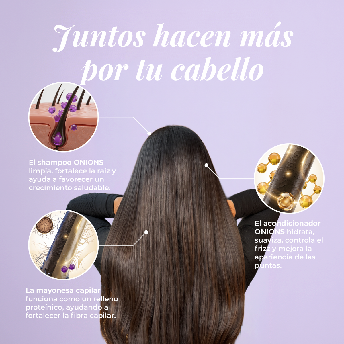 Shampoo, Acondicionador y Mayonesa